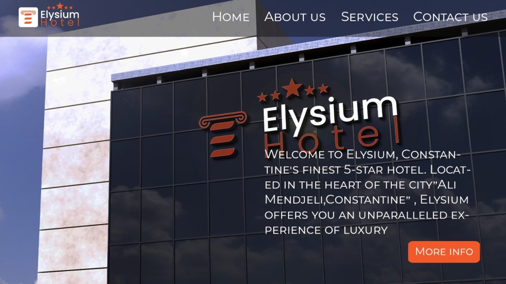 création siteweb Elysium