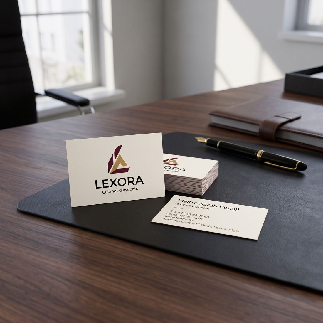 Carte de visite Lexora — personnalisé pour votre marque