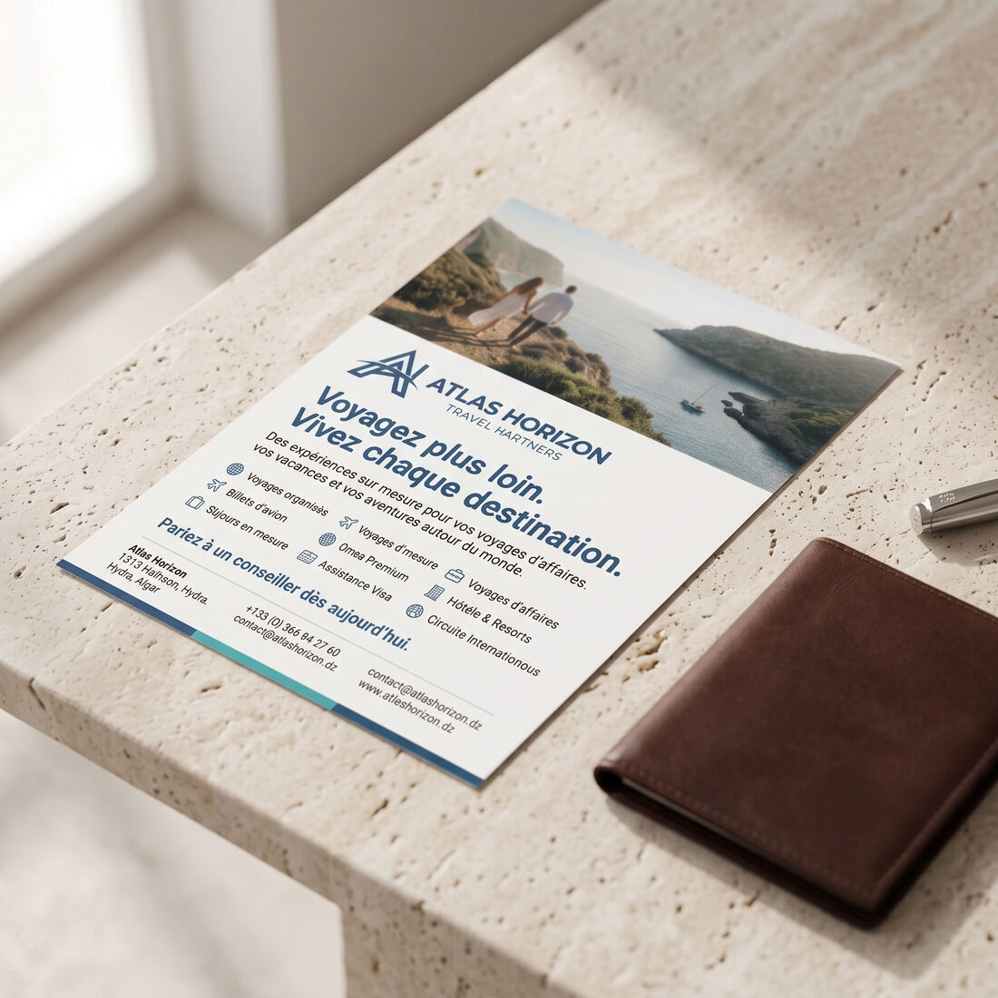 Flyer A6 10 × 14,8 cm — impression flyer et dépliant personnalisé en Algérie