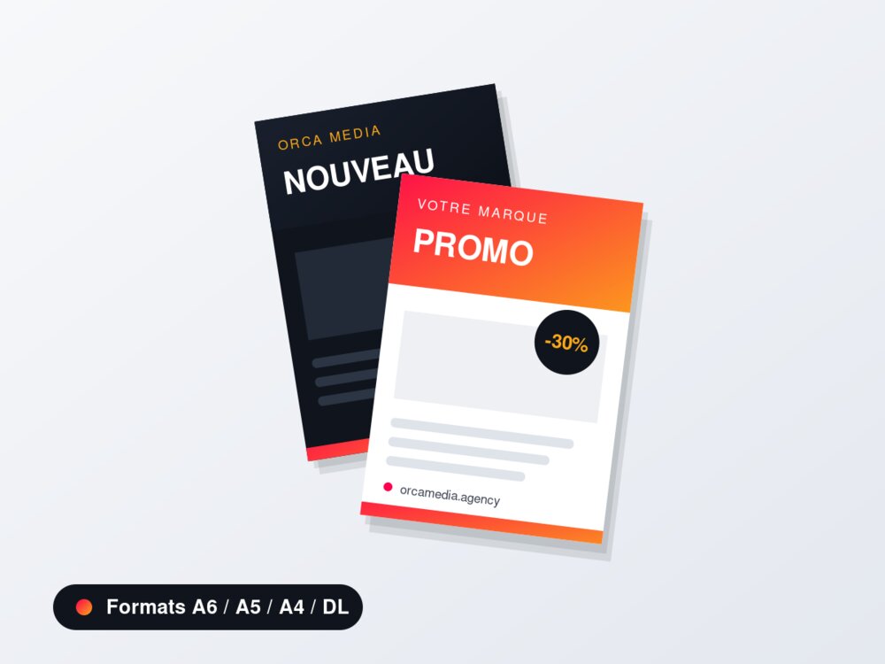 Flyer A6 10 × 14,8 cm — Orca Media