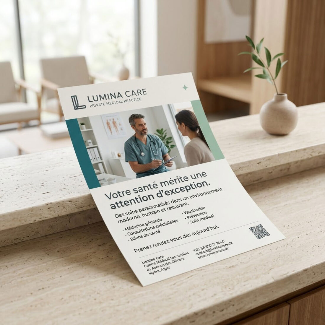 Flyer A4 21 × 29,7 cm — impression flyer et dépliant personnalisé en Algérie