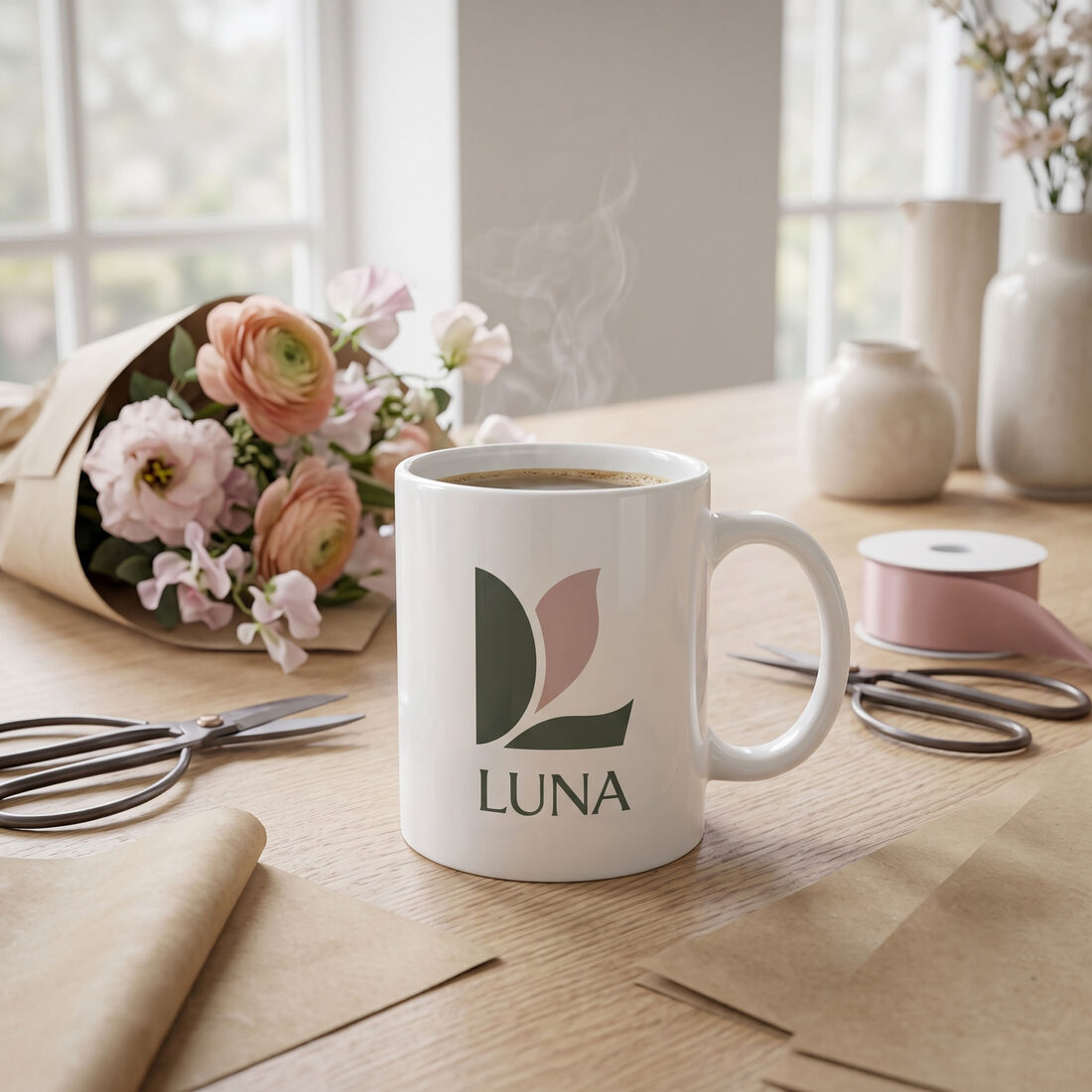 Mug personnalisé Luna — personnalisé pour votre marque